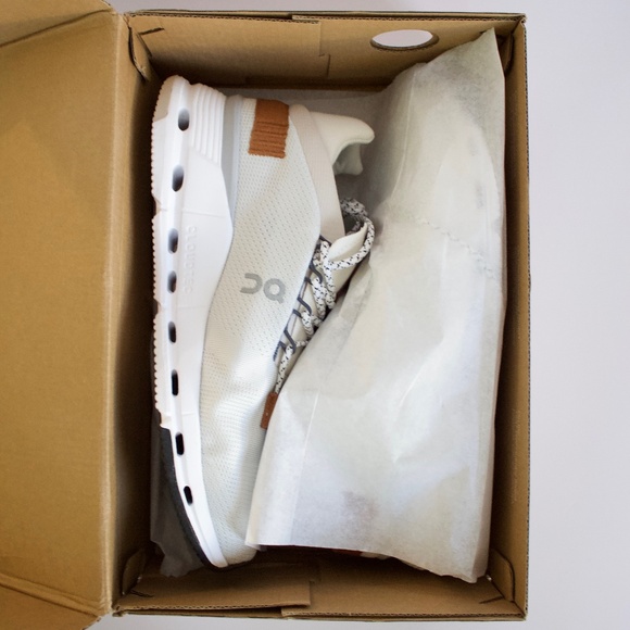 On Running Cloudnova White Pearl Pecan Brown Size 9.5 - Picture 2 of 7